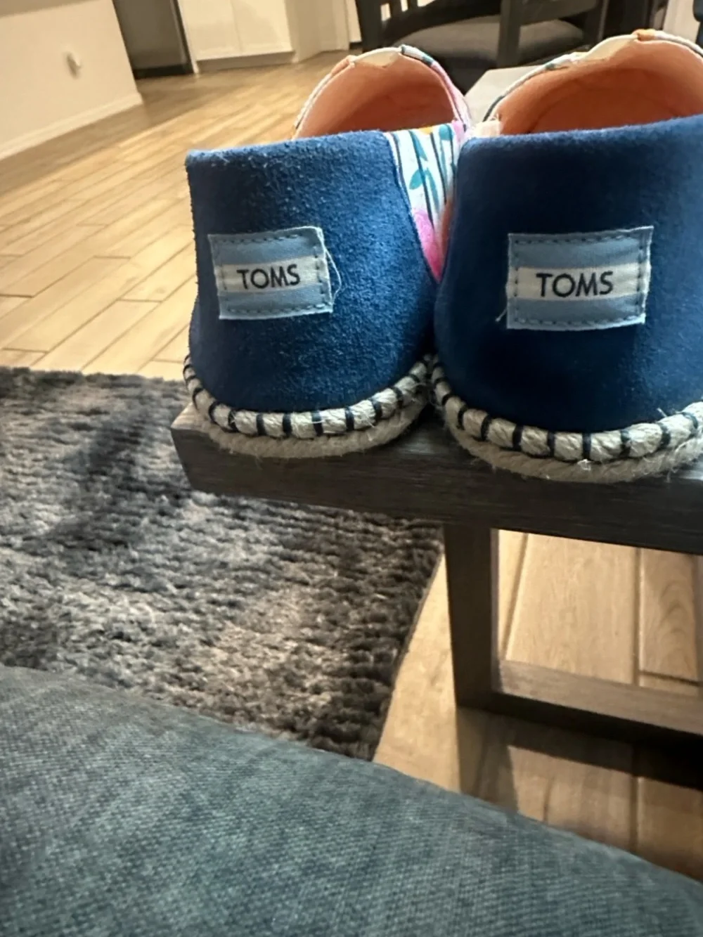 Toms Women's Canvas Espadrilles in Pink & Orange Fruit Print